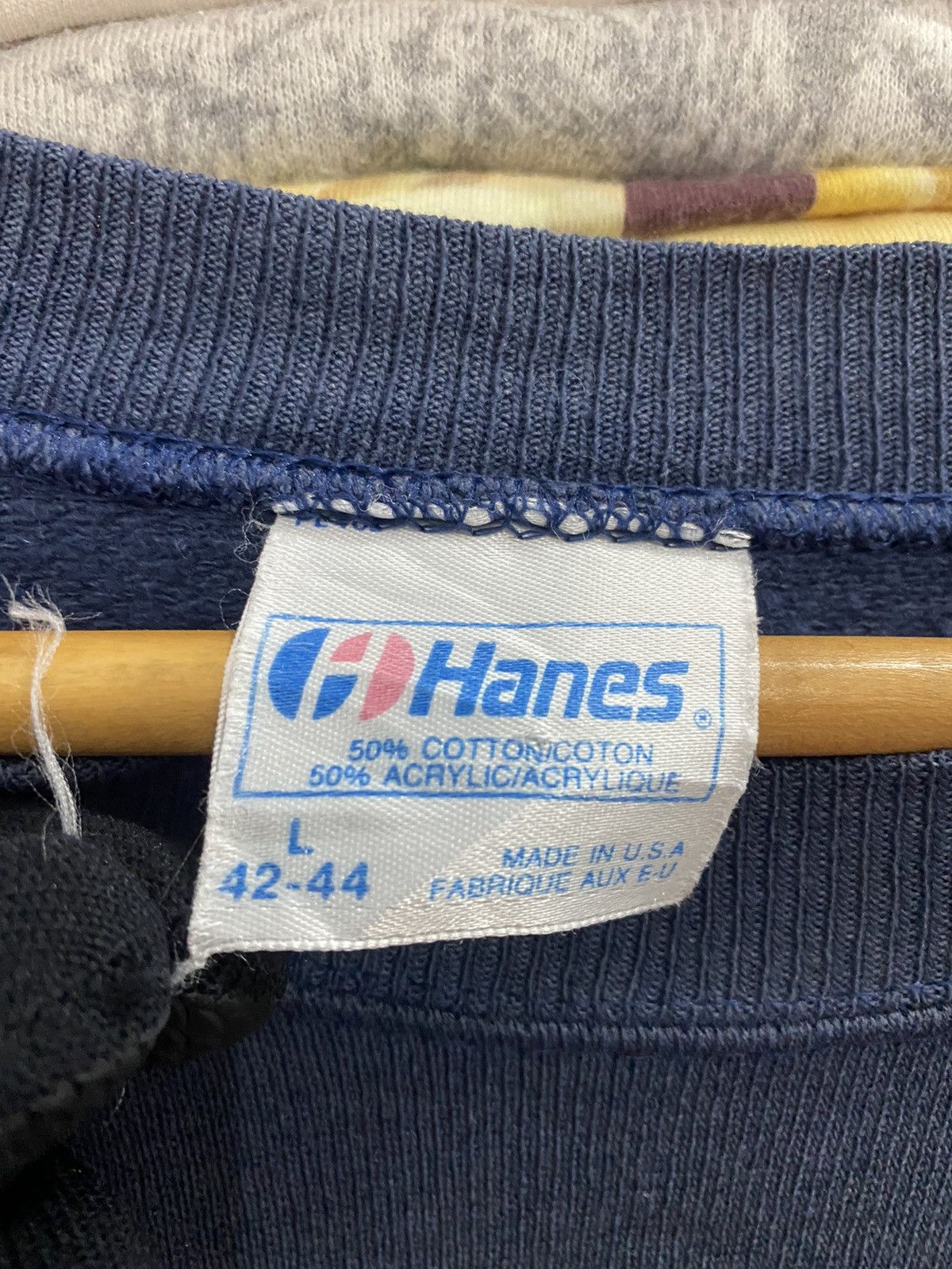 Hanes × Vintage VINTAGE HANES “Ready Stready Go” Sweatshirt Size US L / EU 52-54 / 3 - 5 Thumbnail