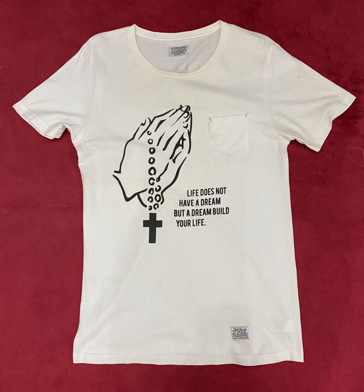 Other Stooge & Co White Tee Single Pocket Size US L / EU 52-54 / 3 - 1 Thumbnail