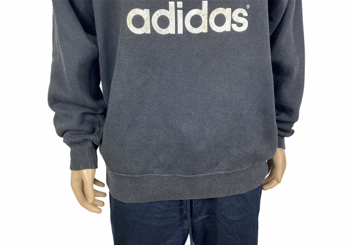 Adidas × Vintage 🔥Vintage Adidas Big Logo Sweatshirt- XL Size Size US XL / EU 56 / 4 - 3 Thumbnail