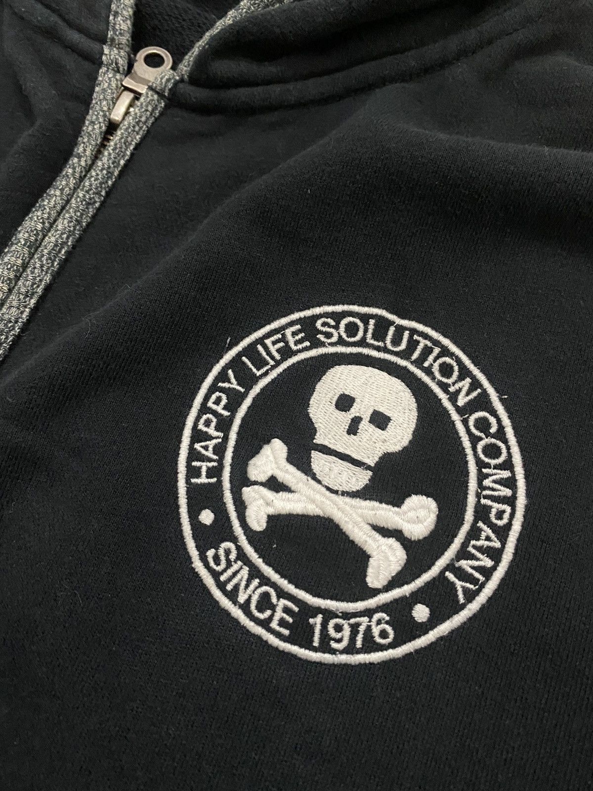 Beams Plus Distressed Skeleton Beams Hearts Zipper Hoodie Size US L / EU 52-54 / 3 - 7 Thumbnail