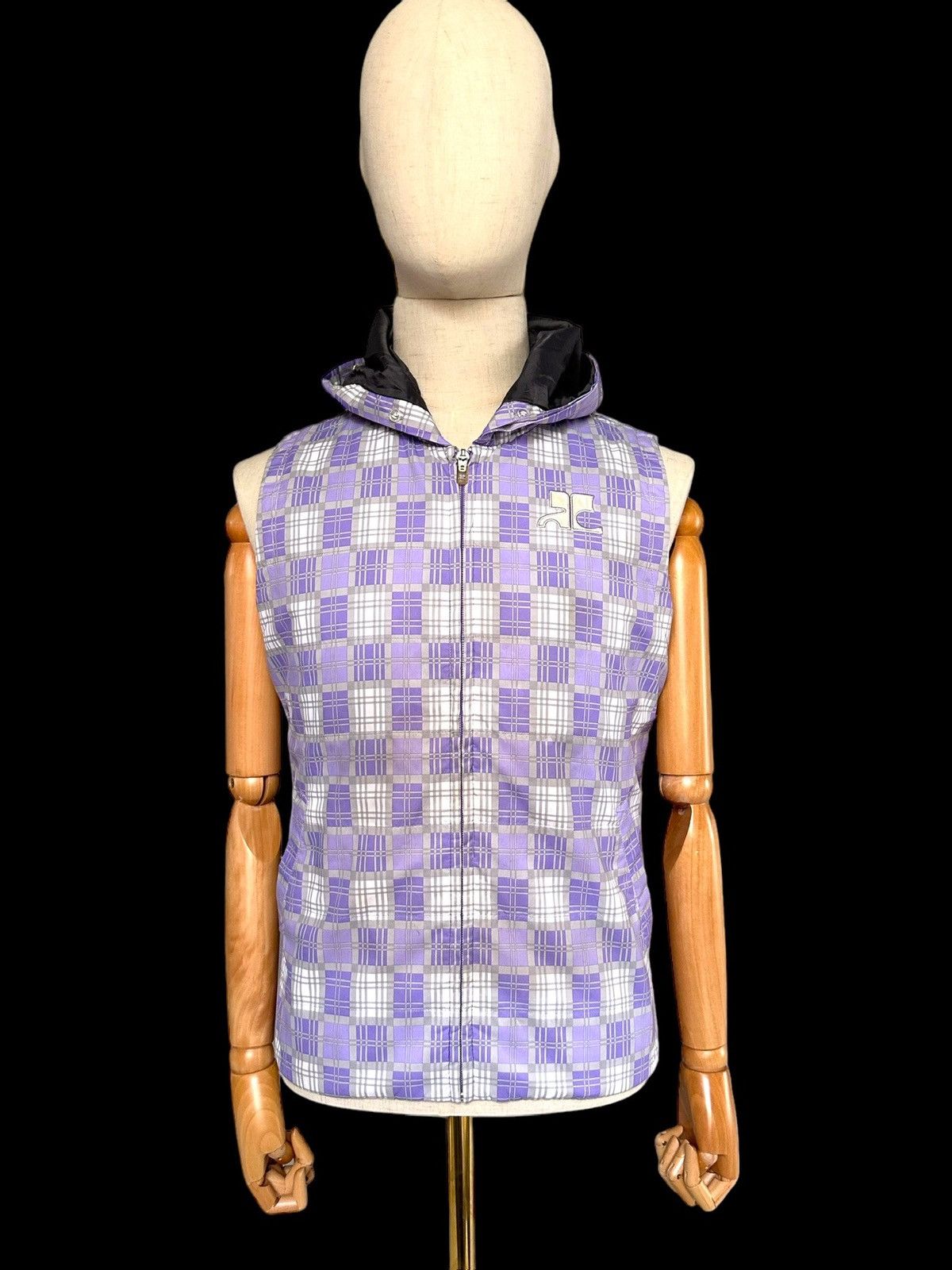 Andre Courreges A/W2012 Courreges Sleeveless light jacket Size US M / EU 48-50 / 2 - 2 Thumbnail