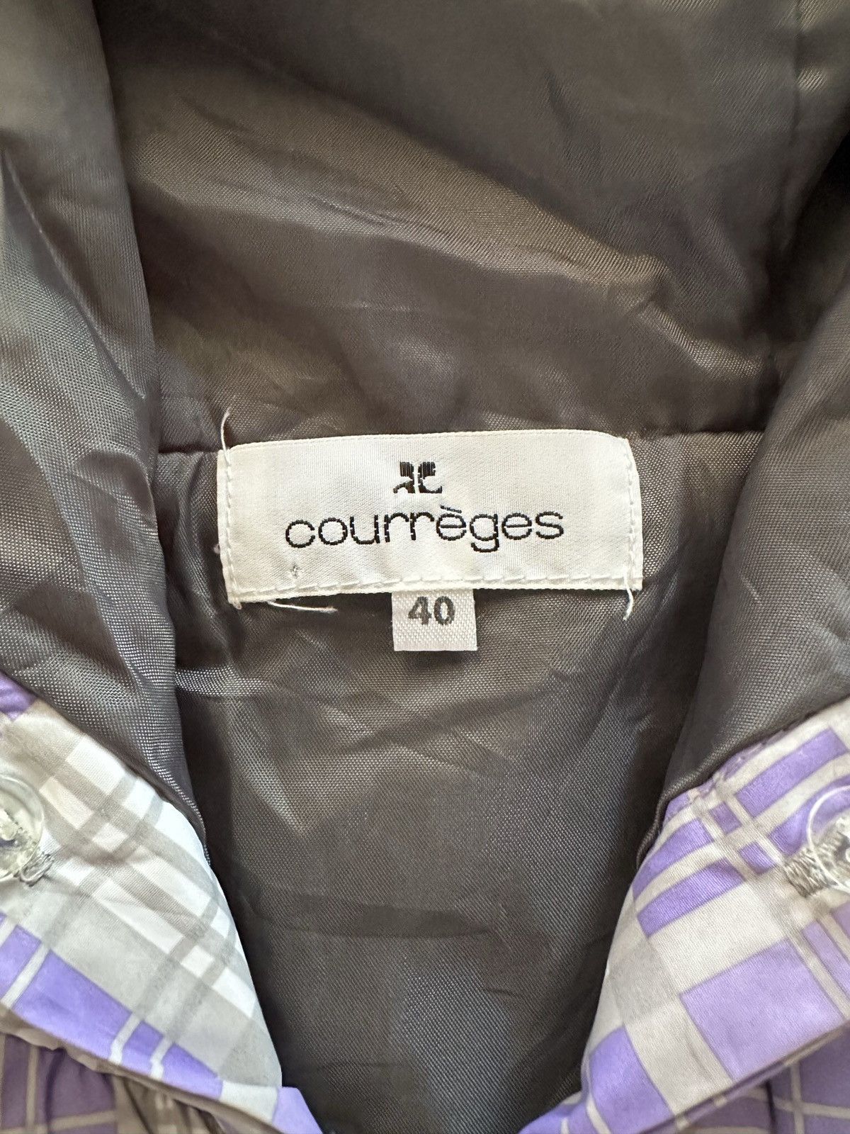 Andre Courreges A/W2012 Courreges Sleeveless light jacket Size US M / EU 48-50 / 2 - 10 Thumbnail