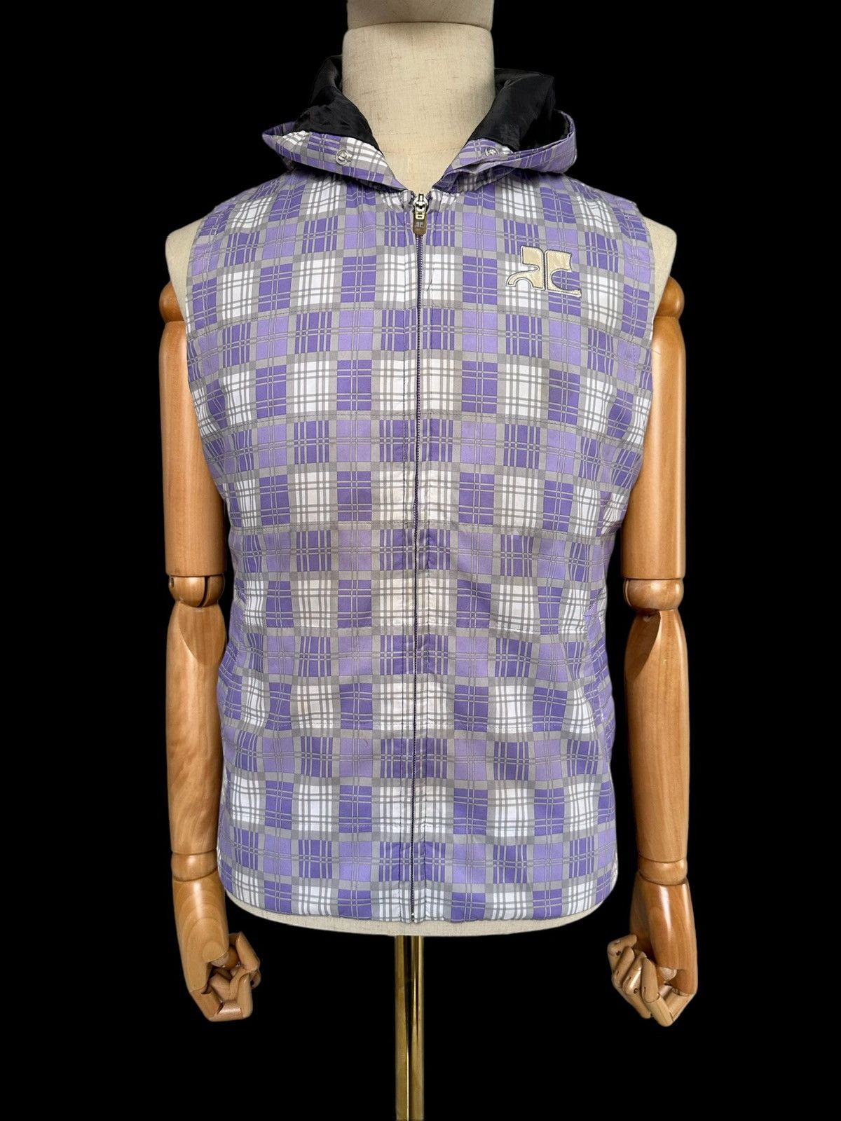 Andre Courreges A/W2012 Courreges Sleeveless light jacket Size US M / EU 48-50 / 2 - 1 Thumbnail