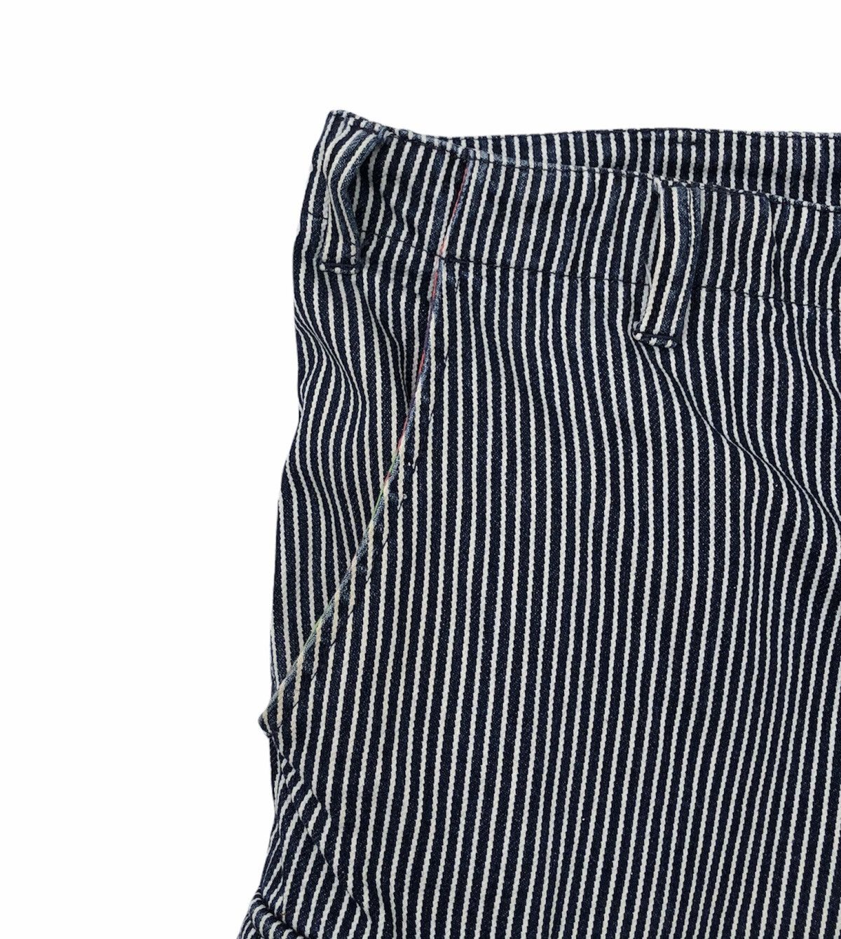 Swagger Swagger Men’s Denim Stripe Cargo Short Pants Size US 32 / EU 48 - 6 Thumbnail