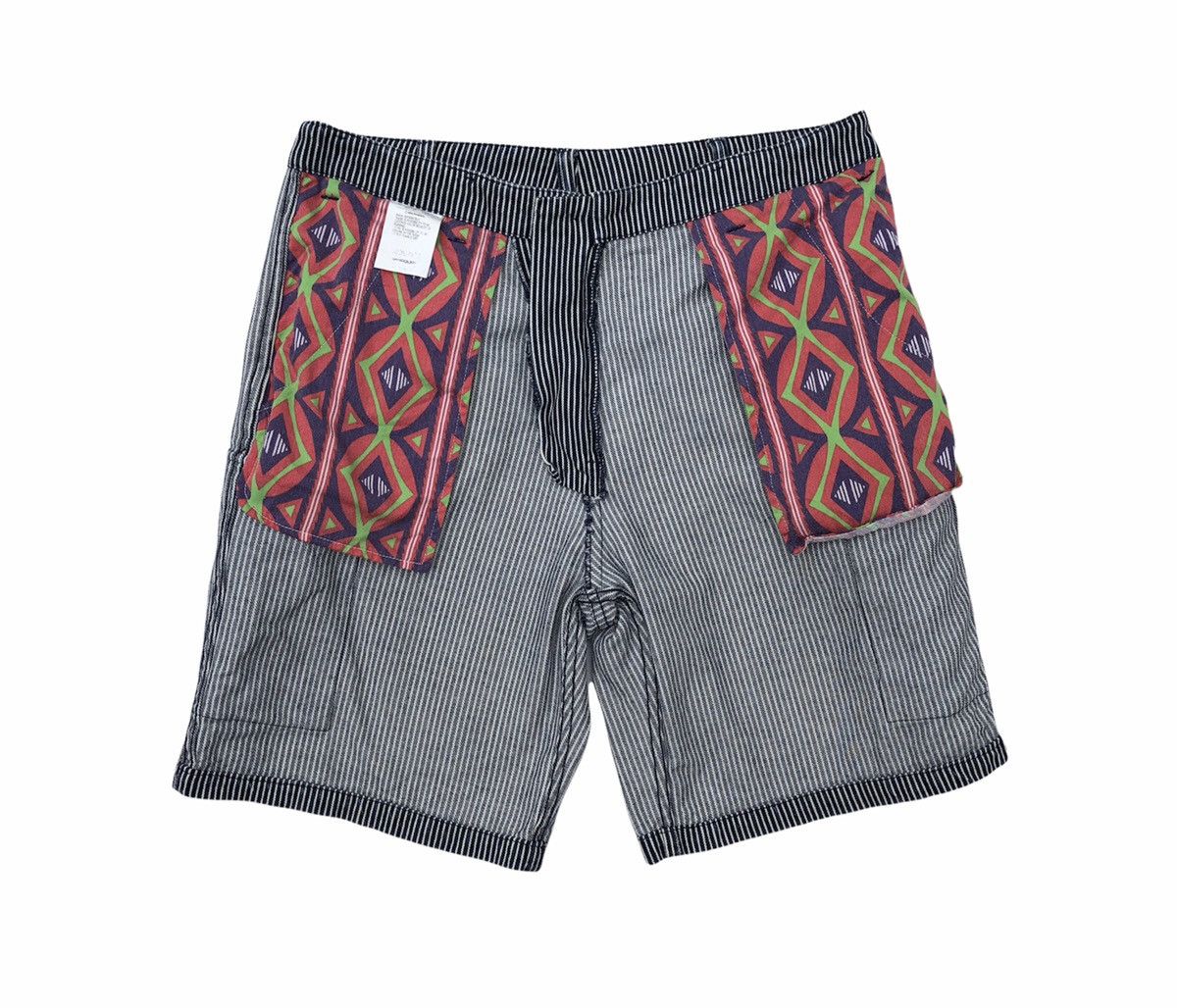 Swagger Swagger Men’s Denim Stripe Cargo Short Pants Size US 32 / EU 48 - 10 Thumbnail