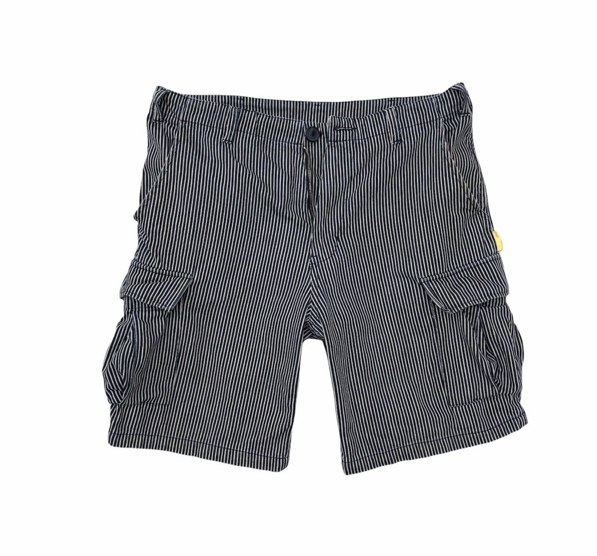 Swagger Swagger Men’s Denim Stripe Cargo Short Pants Size US 32 / EU 48 - 4 Thumbnail
