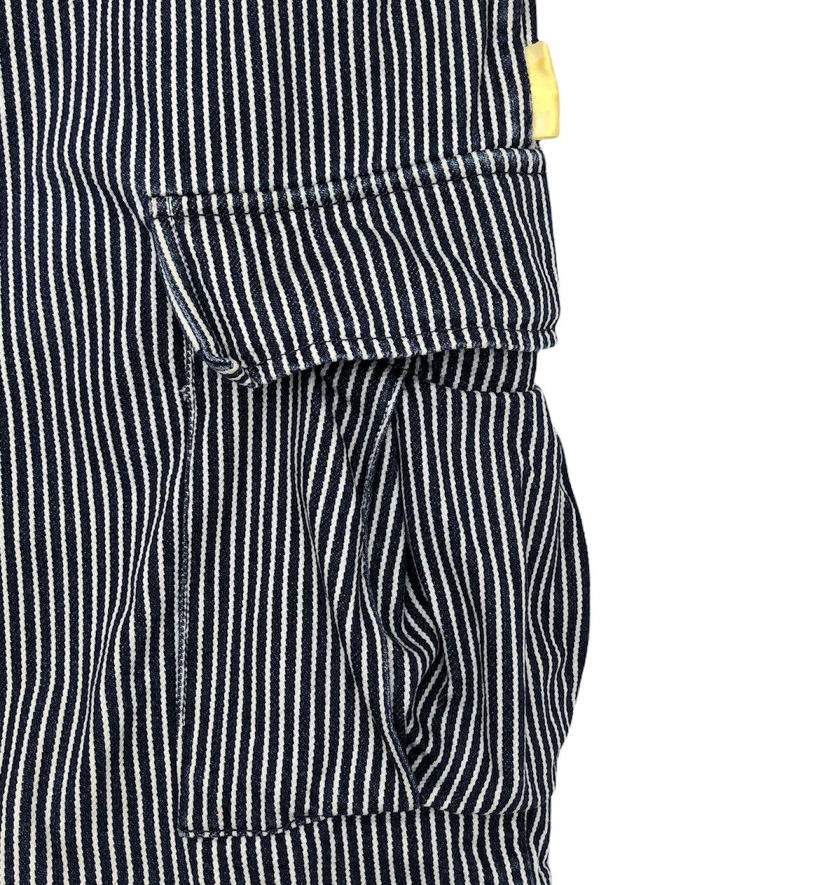 Swagger Swagger Men’s Denim Stripe Cargo Short Pants Size US 32 / EU 48 - 8 Thumbnail