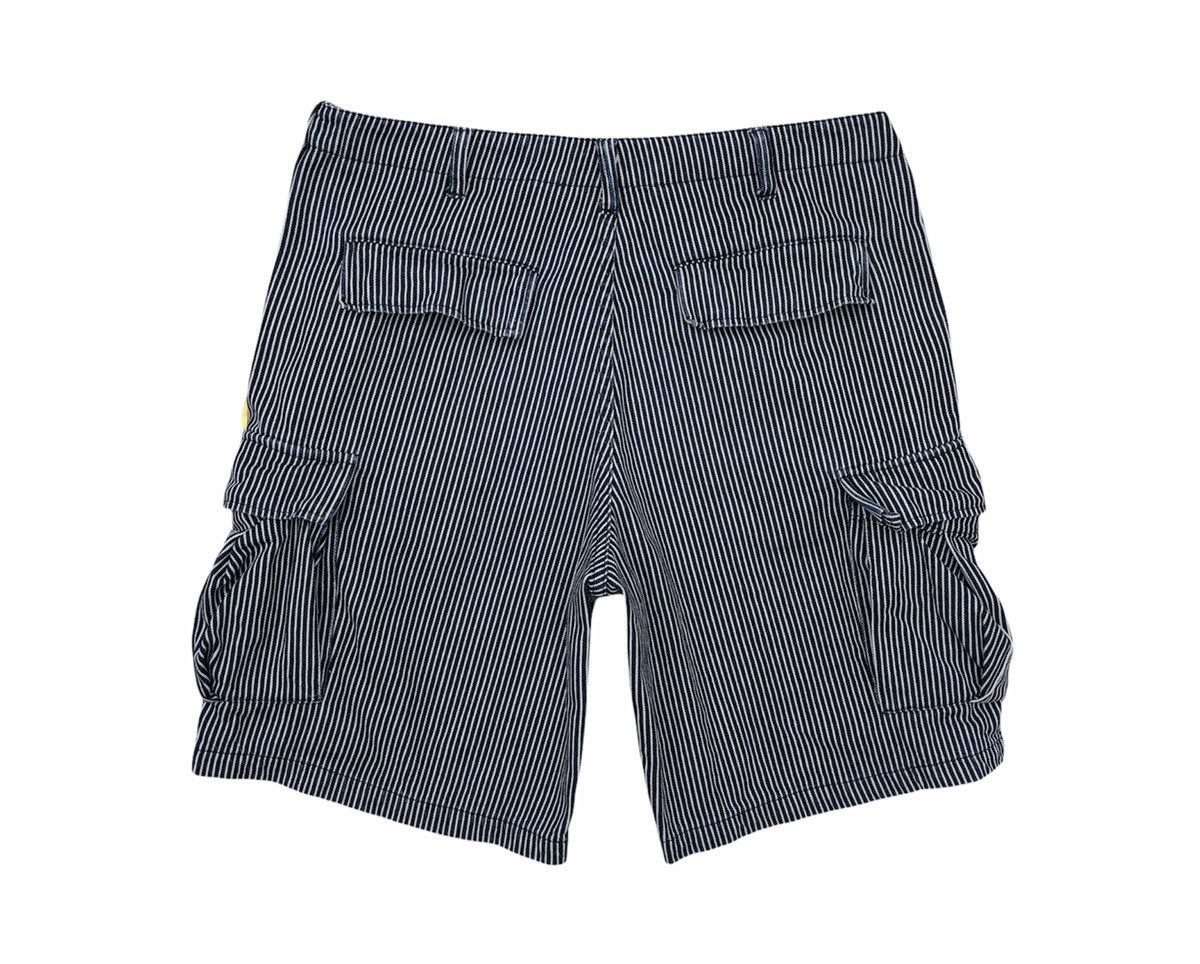 Swagger Swagger Men’s Denim Stripe Cargo Short Pants Size US 32 / EU 48 - 3 Thumbnail