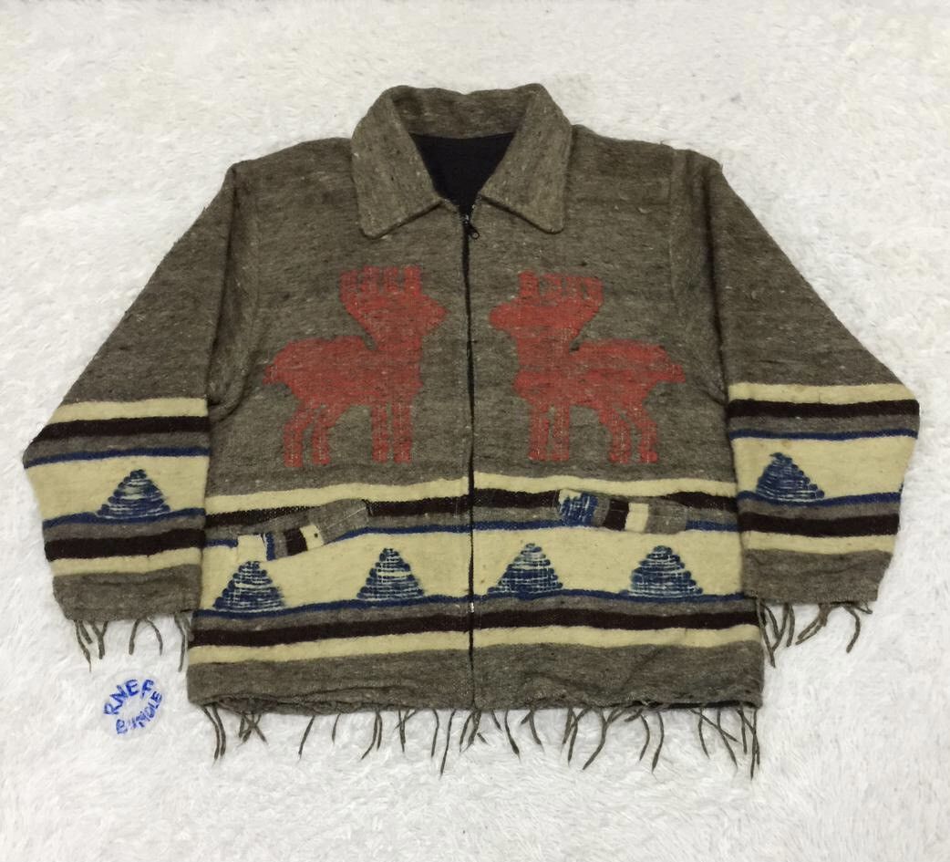 Japanese Brand Vintage japanese wool jacket Size US M / EU 48-50 / 2 - 1 Thumbnail