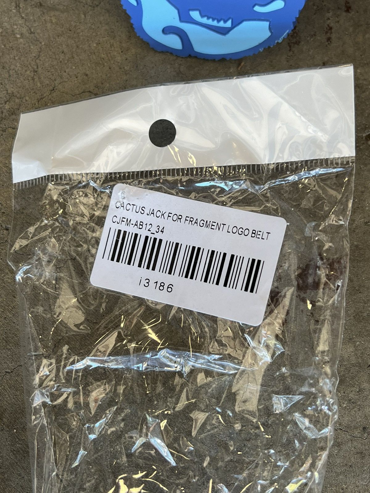 Fragment Design DS Cactus Jack For Fragment Logo Belt Blue 34 Size ONE SIZE - 6 Thumbnail