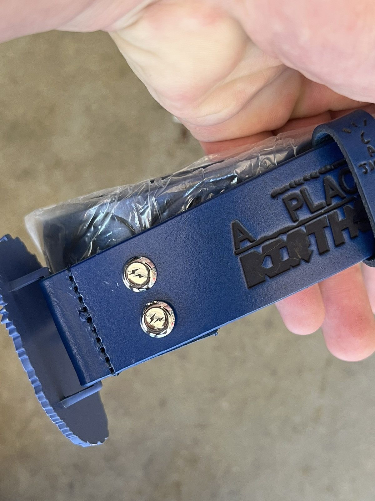 Fragment Design DS Cactus Jack For Fragment Logo Belt Blue 34 Size ONE SIZE - 7 Thumbnail