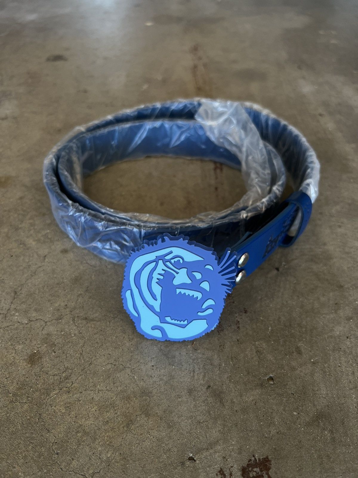 Travis Scott Cactus Jack For Fragment Logo Belt Blue