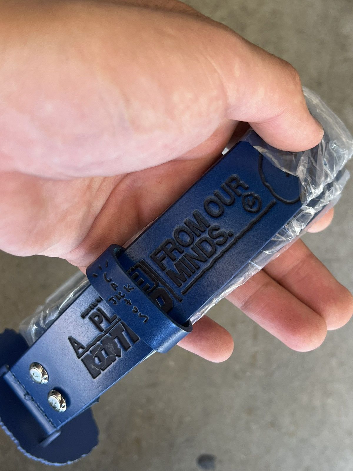 Fragment Design DS Cactus Jack For Fragment Logo Belt Blue 34 Size ONE SIZE - 8 Thumbnail