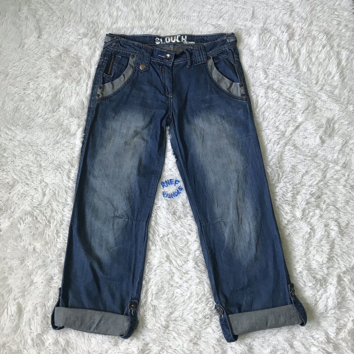 Japanese Brand Slouch denim pant Size US 30 / EU 46 - 17 Thumbnail