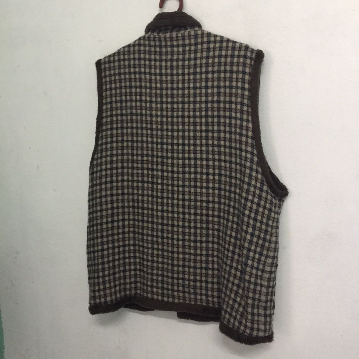 Japanese Brand Rare nova checked vest fleece inside Size US M / EU 48-50 / 2 - 7 Thumbnail