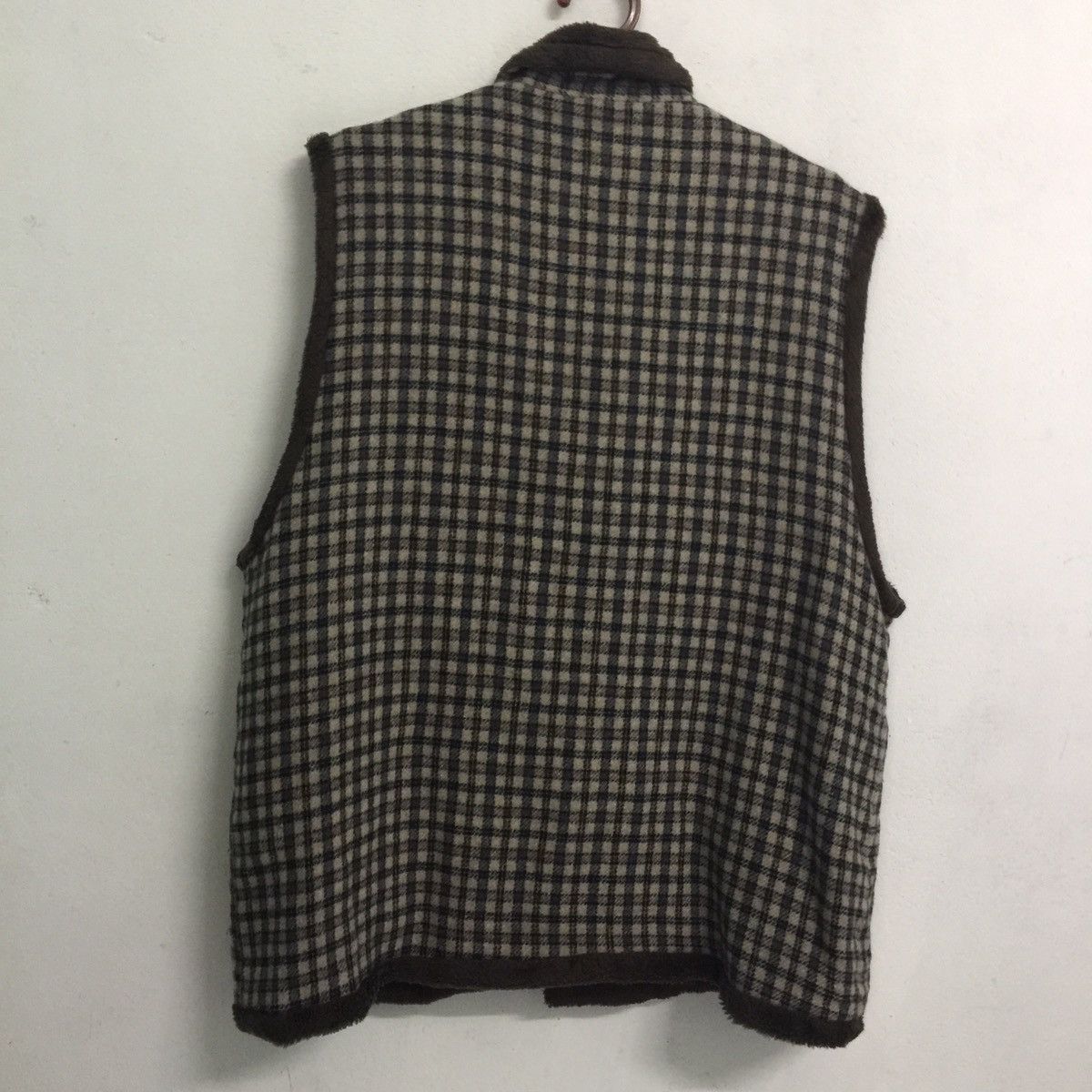Japanese Brand Rare nova checked vest fleece inside Size US M / EU 48-50 / 2 - 8 Thumbnail