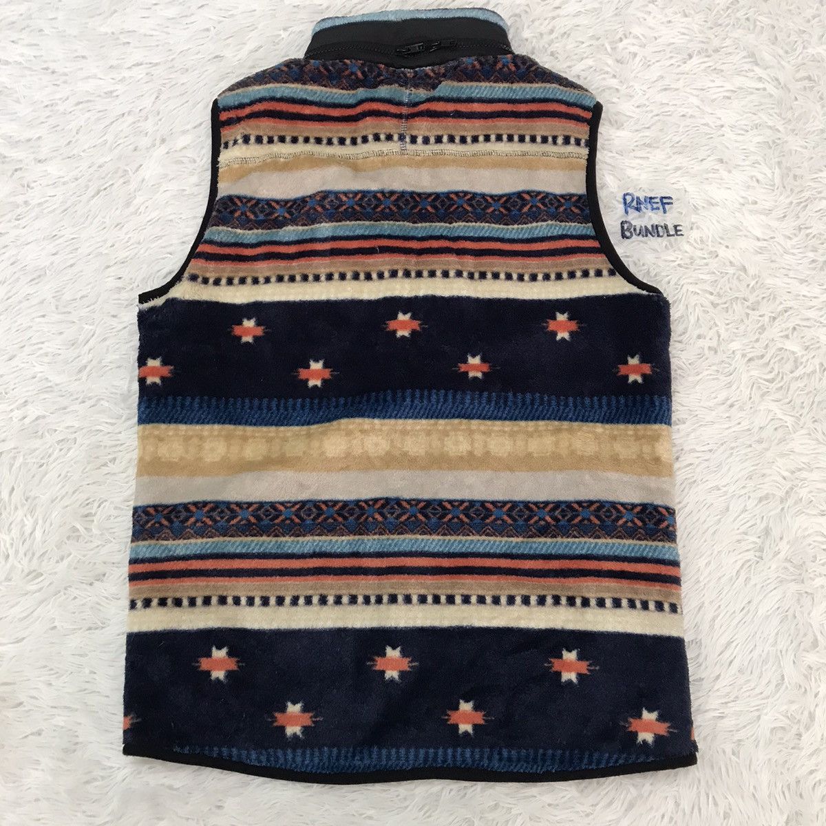 Japanese Brand Multicolor Nice Design Fleece Vest Rare Size US M / EU 48-50 / 2 - 12 Thumbnail