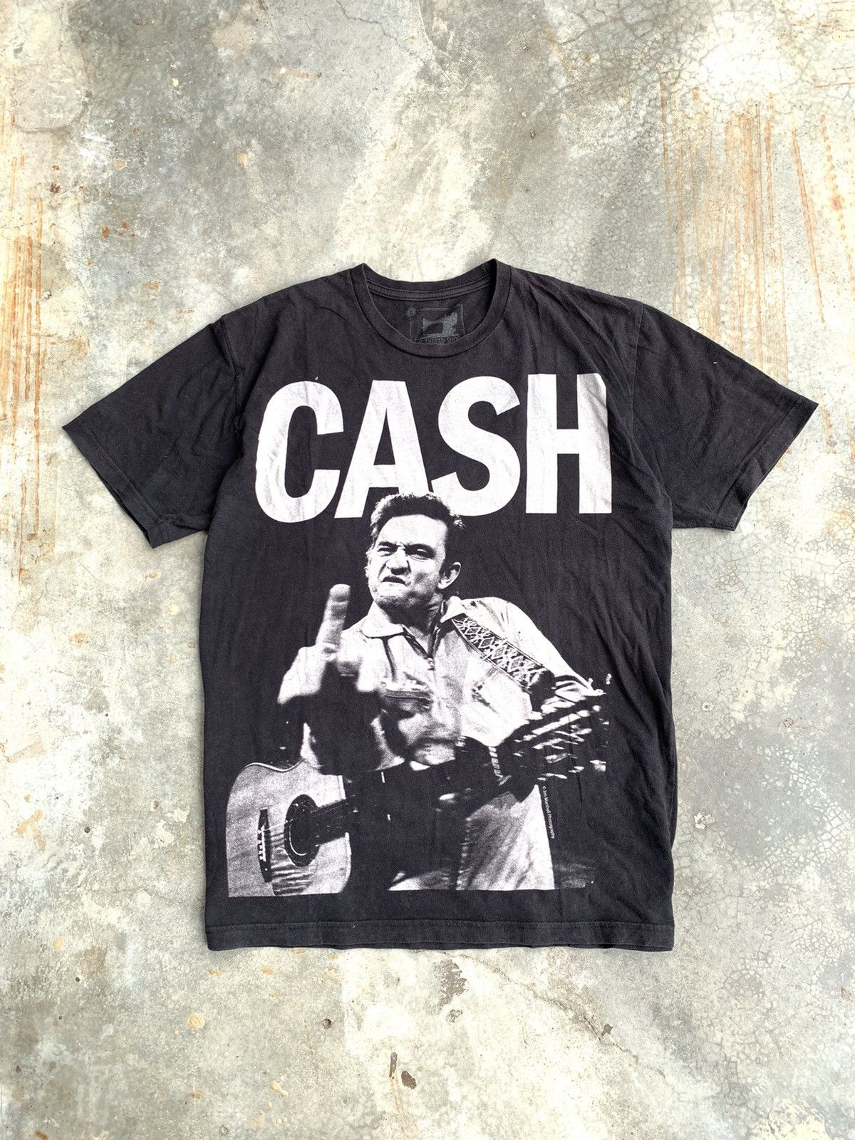 Band Tees FUCK OFF Jonny Cash OverPrint Fuck Tshirt Size US M / EU 48-50 / 2 - 1 Thumbnail