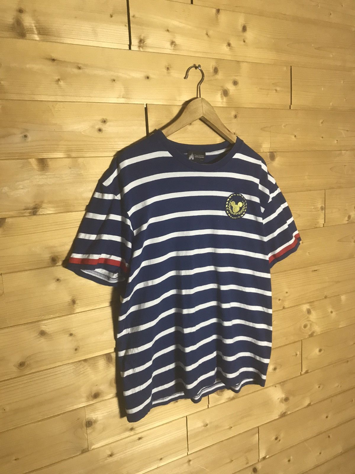 Disney Vintage Disneyland Hong Kong striped t-shirt Size US XL / EU 56 / 4 - 2 Thumbnail
