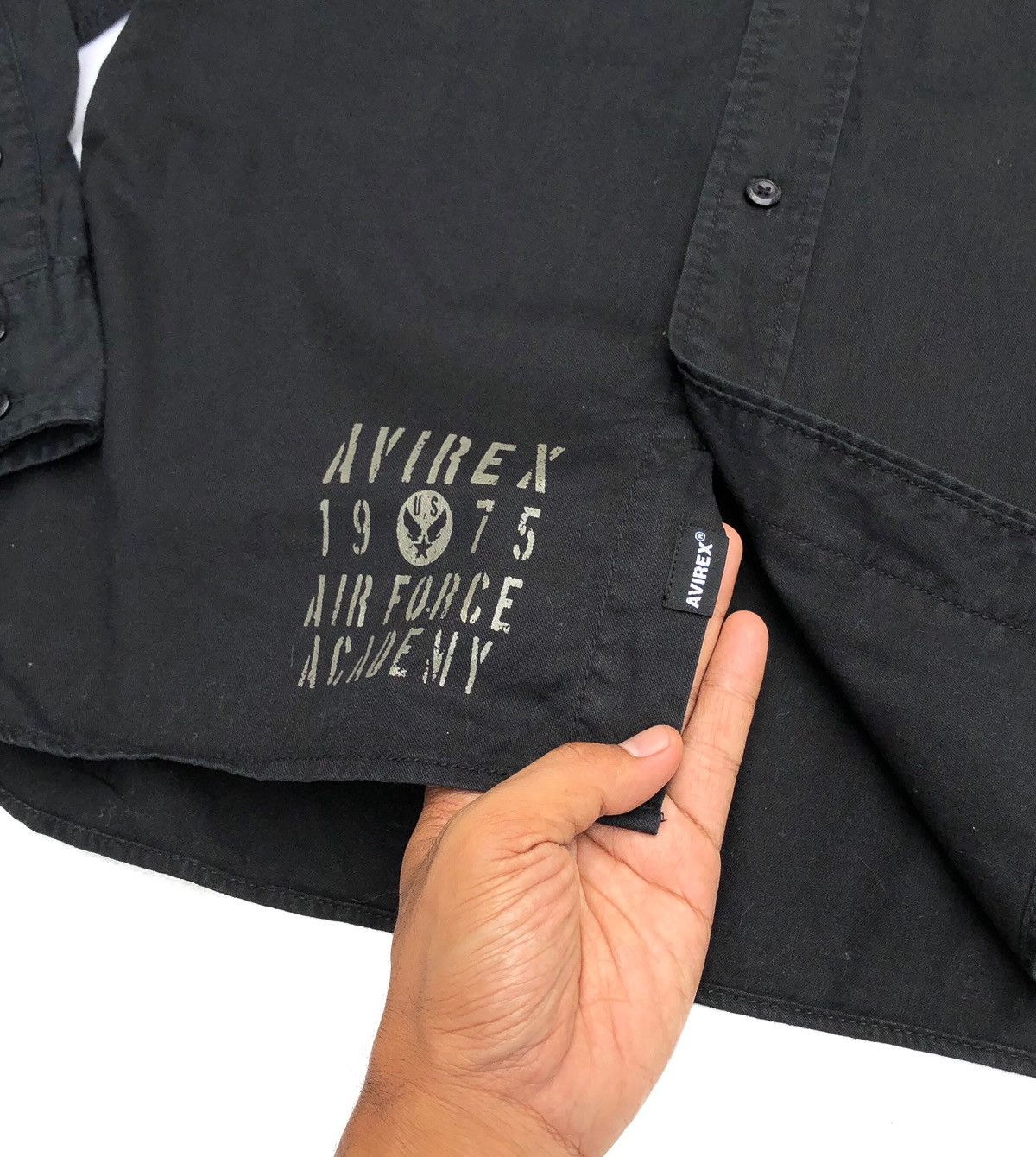 Avirex Avirex Arafa Force Academy Long Sleeves Shirt With Hoodie Size US M / EU 48-50 / 2 - 4 Thumbnail