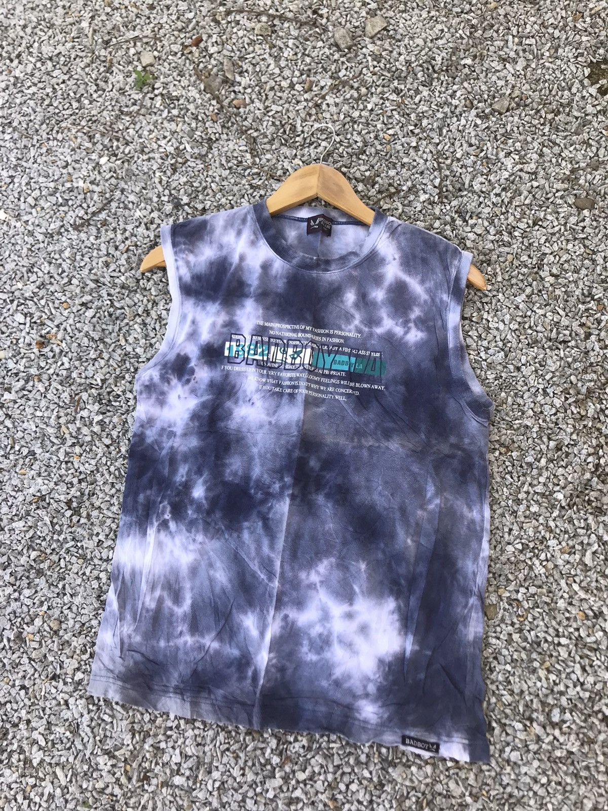Rap Tees Vintage Bad Boy tie dye sleveless tshirt Size US M / EU 48-50 / 2 - 1 Thumbnail