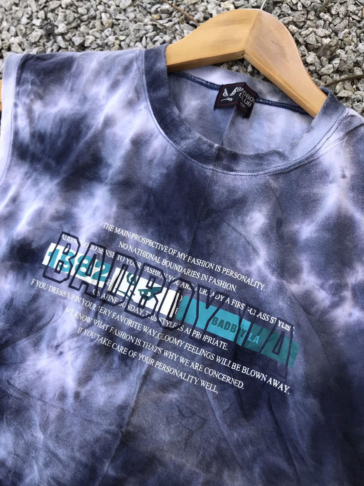 Rap Tees Vintage Bad Boy tie dye sleveless tshirt Size US M / EU 48-50 / 2 - 3 Thumbnail