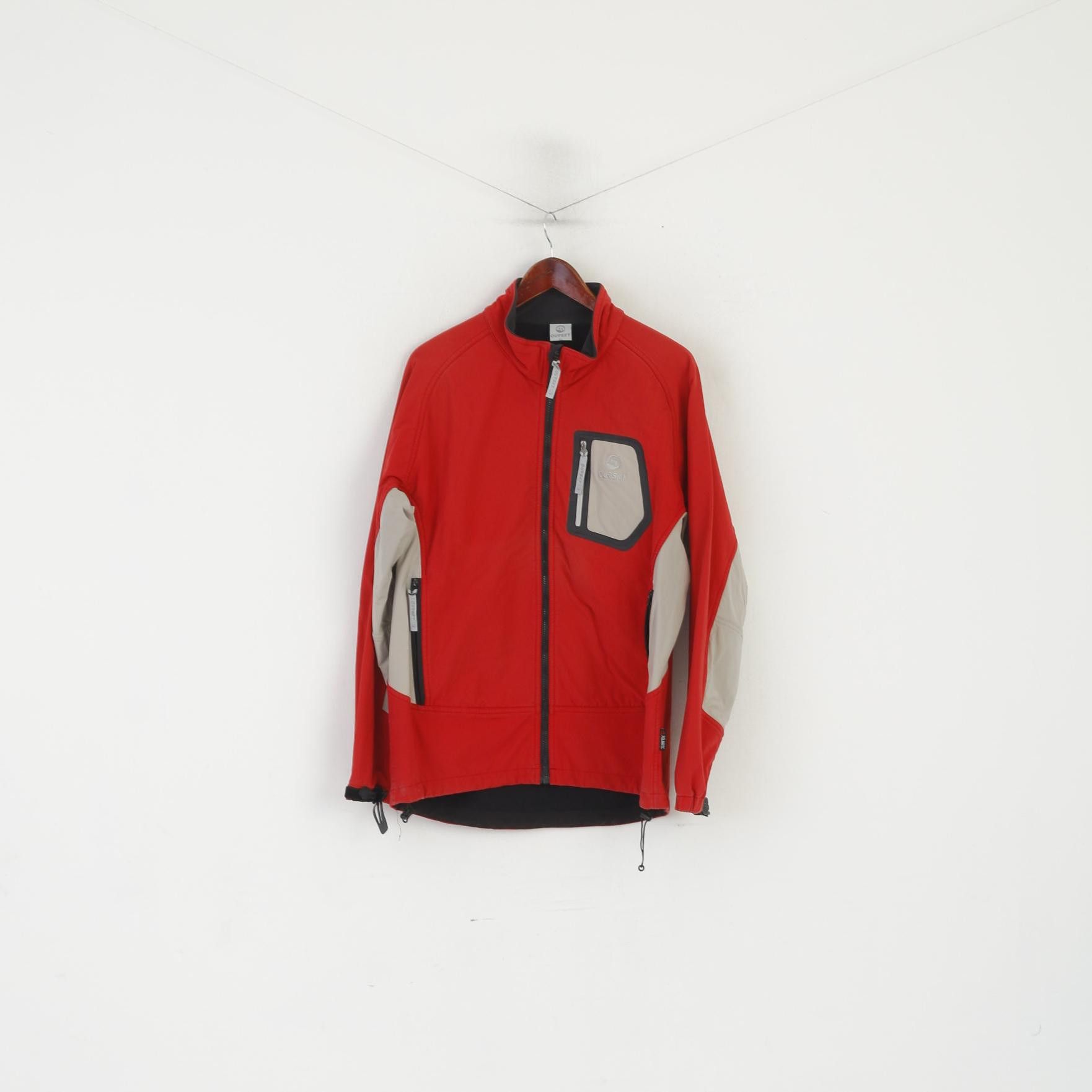 Vintage Oursky Men XL Jacket Red Softshell Polartec Vtg 5280 Size US XL / EU 56 / 4 - 1 Thumbnail