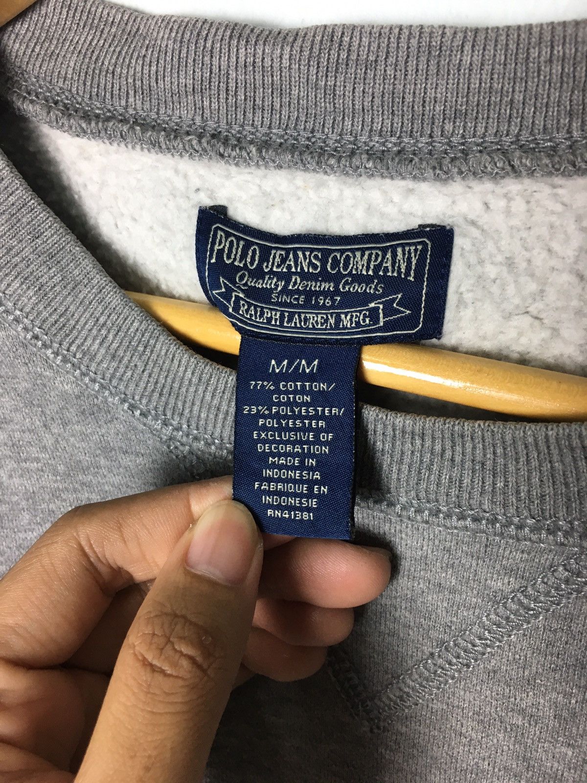Polo Ralph Lauren × Vintage Vintage Polo Ralph Lauren Sweatshirt Size US L / EU 52-54 / 3 - 7 Thumbnail