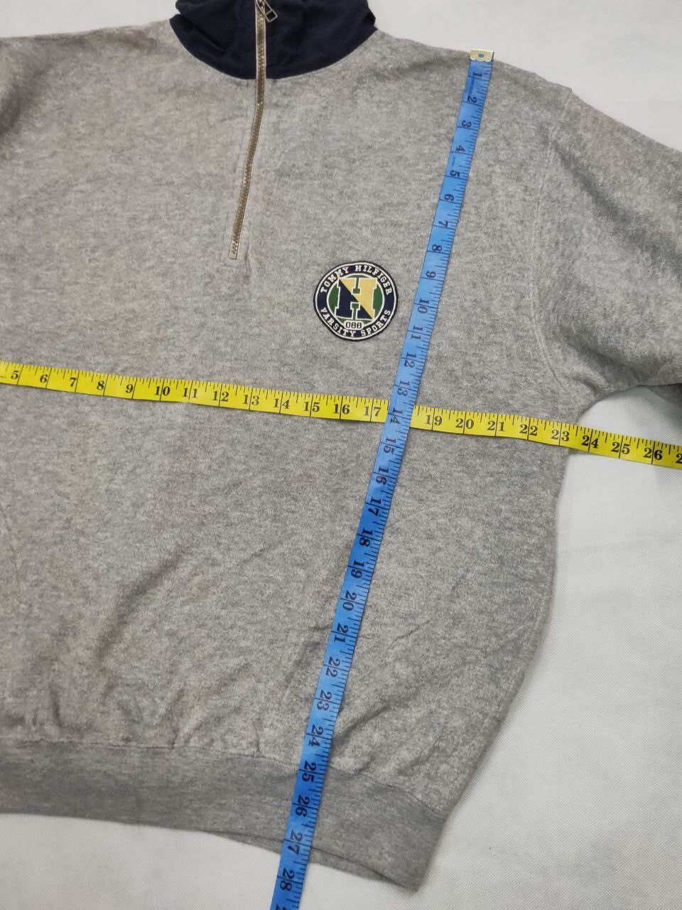 Tommy Hilfiger × Vintage Vintage Tommy Hilfiger Embroidered Fleece Sweatshirt Size US M / EU 48-50 / 2 - 14 Thumbnail