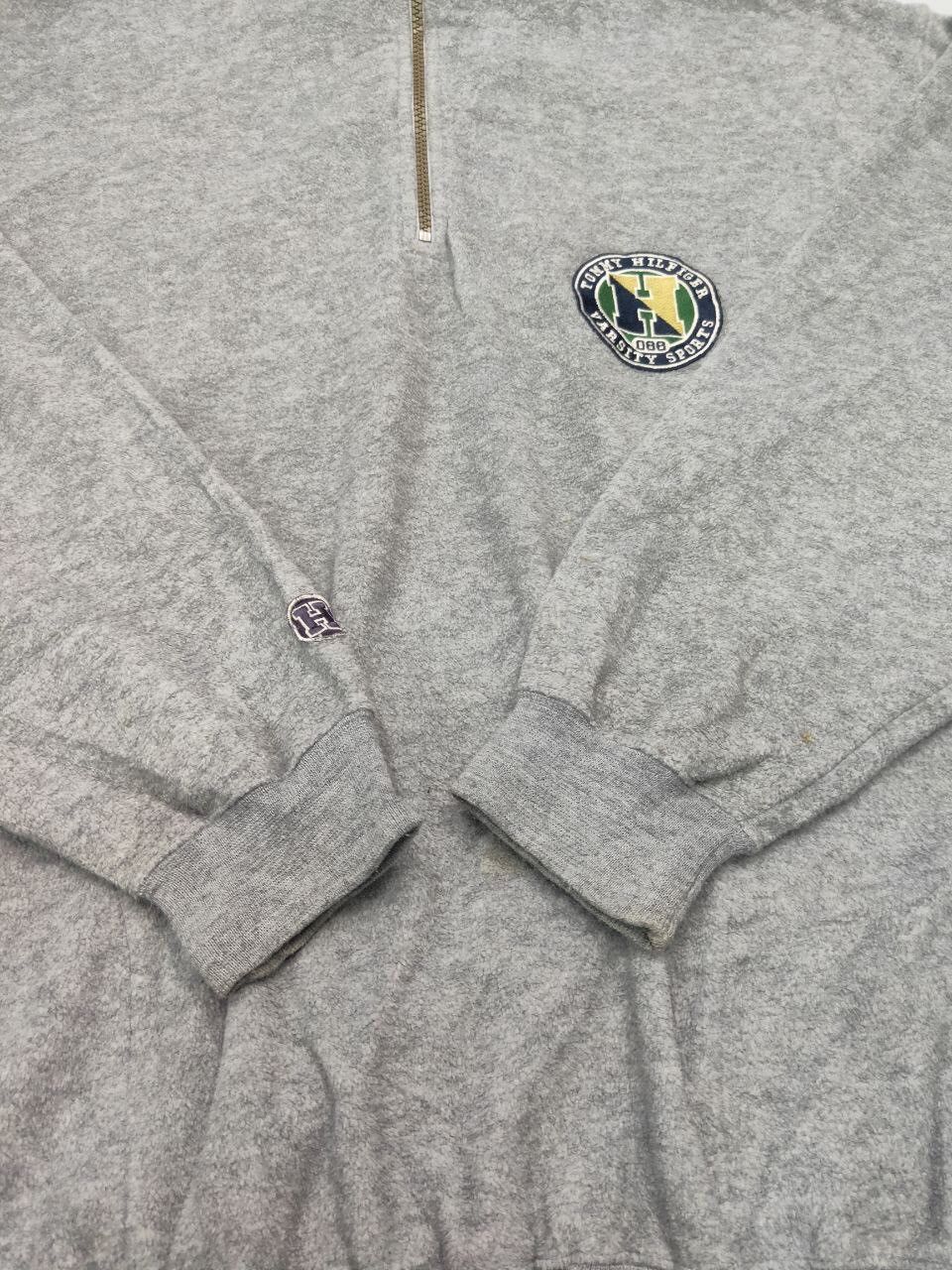 Tommy Hilfiger × Vintage Vintage Tommy Hilfiger Embroidered Fleece Sweatshirt Size US M / EU 48-50 / 2 - 2 Thumbnail