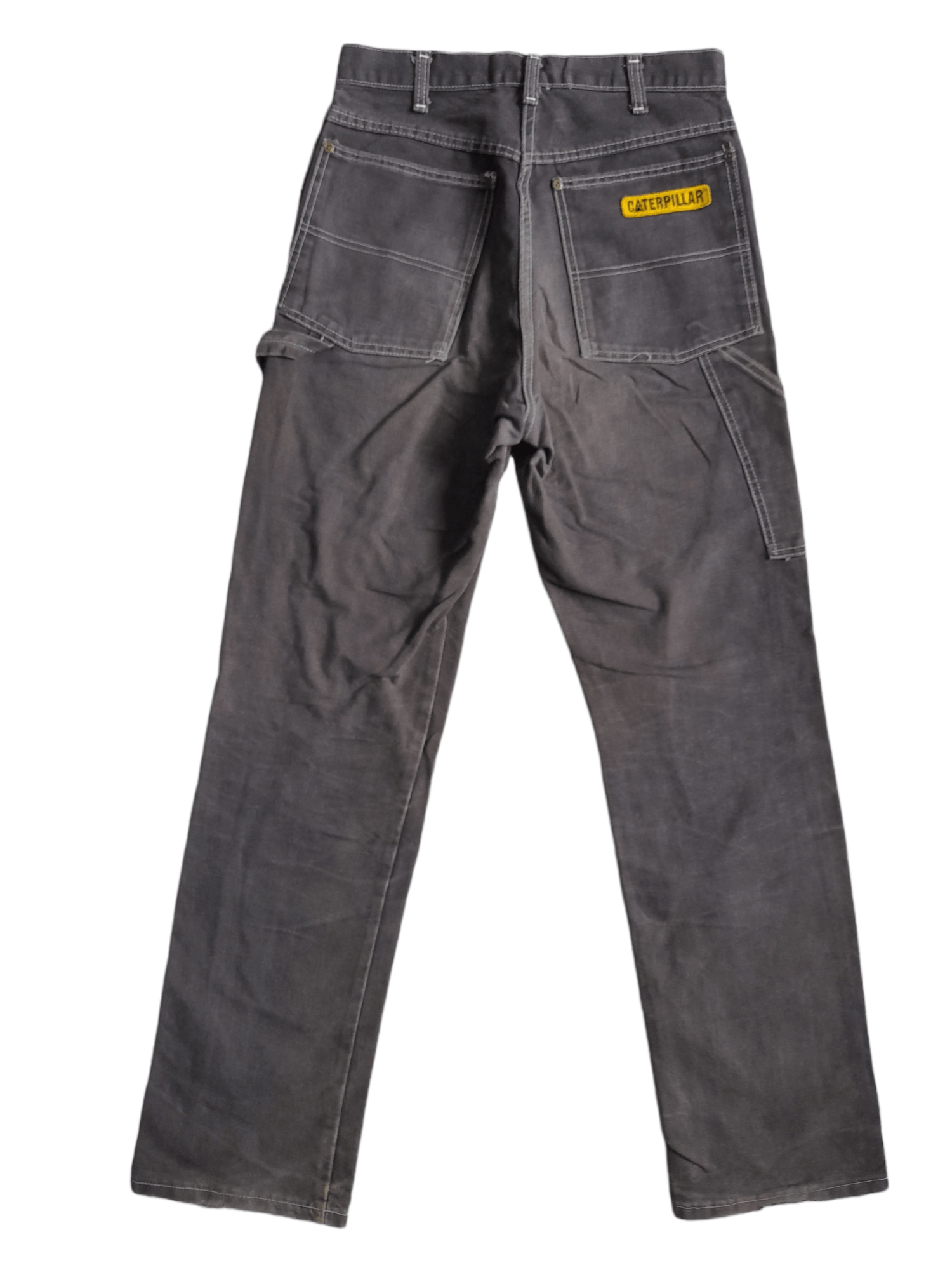 image of 90's Caterpillar Carpenter Duck Canvas (E95) in Grey, Men's (Size 28)