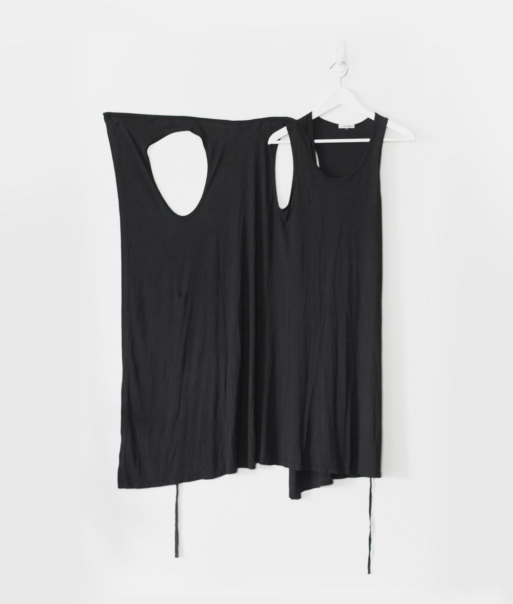 Ann Demeulemeester S/S 98 Warp holes dress Size US 28 / EU 44 - 1 Thumbnail
