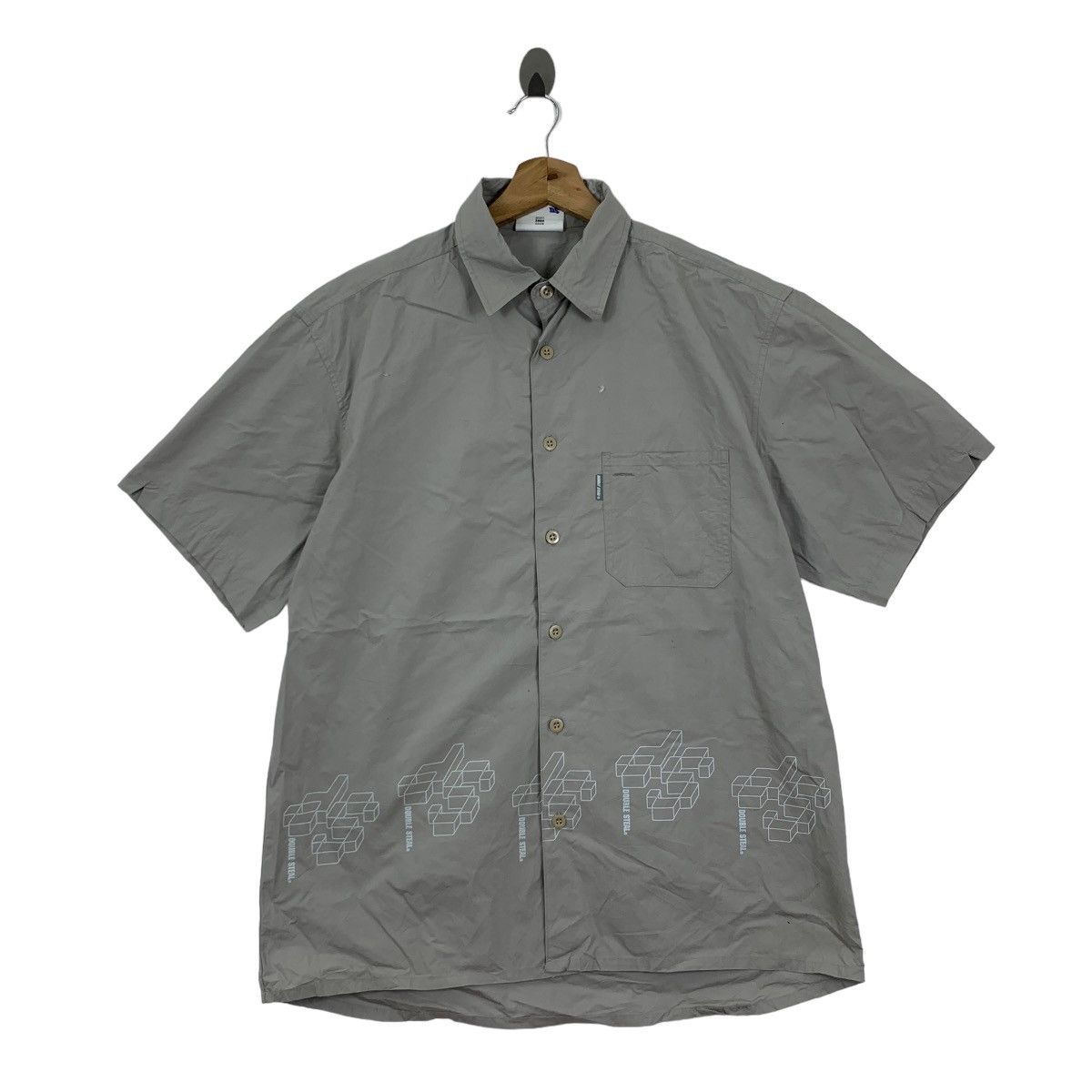 Vintage DBSL Double Steal Design Button Shirt
