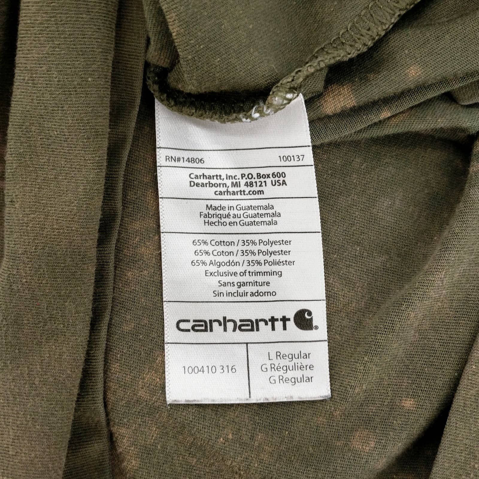 Carhartt Carhartt Custom Painted Bleached Tie Dye Heart T-Shirt Size US L / EU 52-54 / 3 - 6 Thumbnail