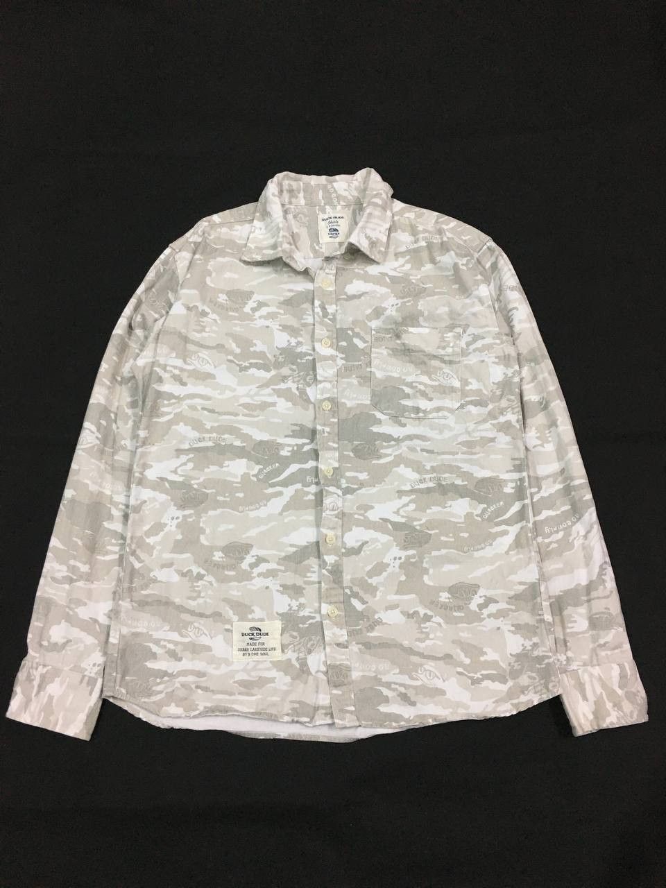 Japanese Brand Duck Dude Camo Button Up Shirt Size US M / EU 48-50 / 2 - 1 Thumbnail