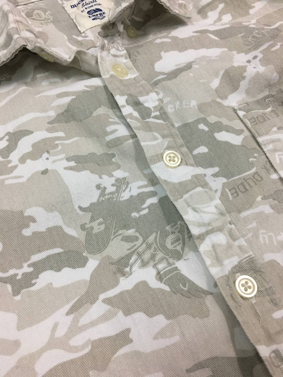 Japanese Brand Duck Dude Camo Button Up Shirt Size US M / EU 48-50 / 2 - 7 Thumbnail