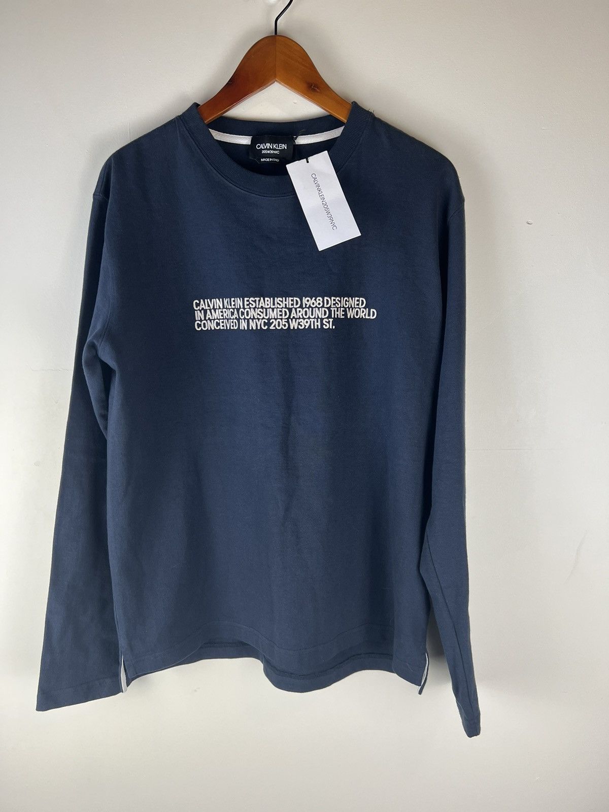 Calvin Klein 205W39NYC Calvin Klein raf simons long sleeve Size US S / EU 44-46 / 1 - 1 Thumbnail