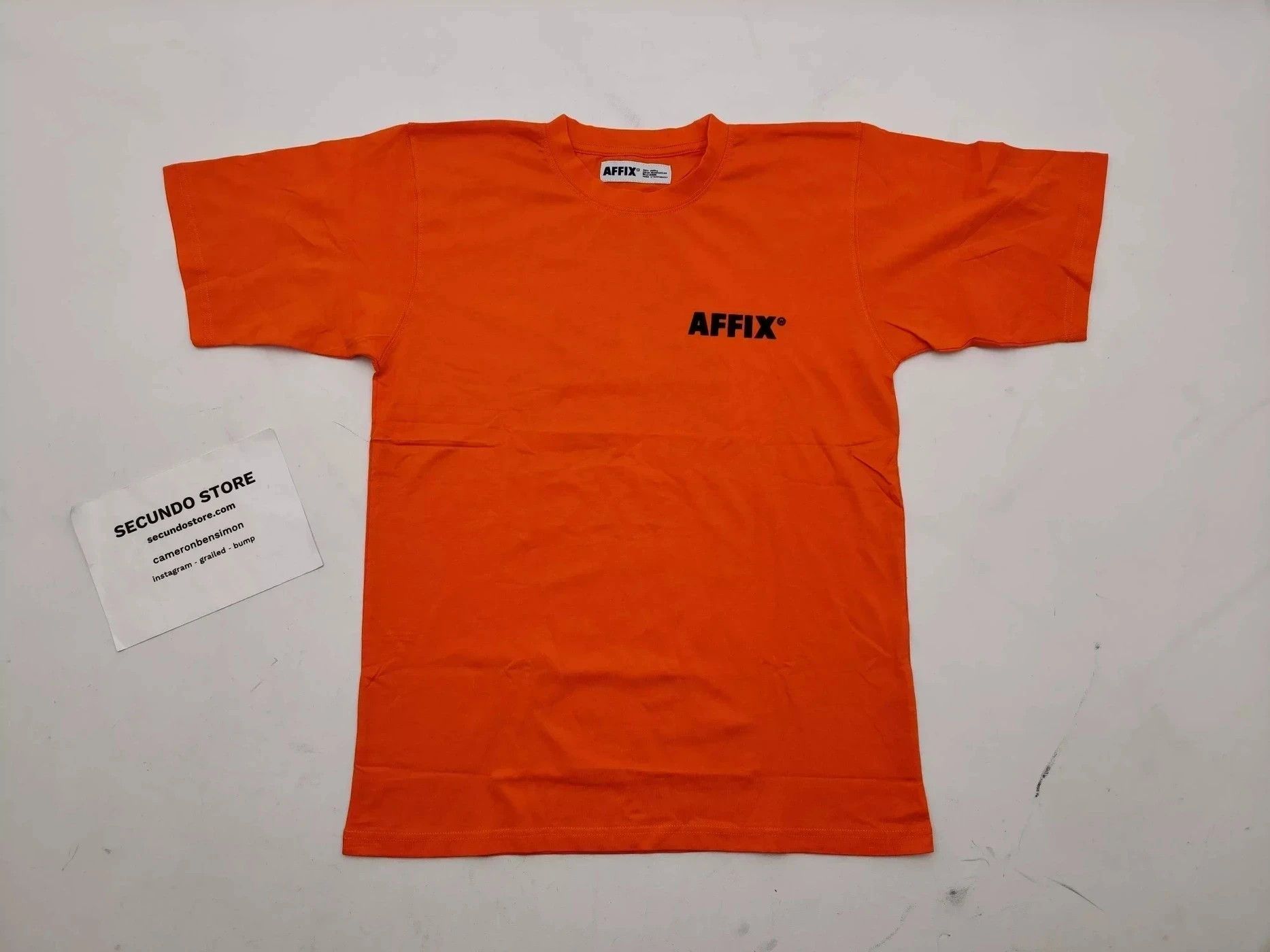 AFFXWRKS ⚫️SALE⚫️ Affix works A logo Orange T-Shirt Size US S / EU 44-46 / 1 - 6 Thumbnail