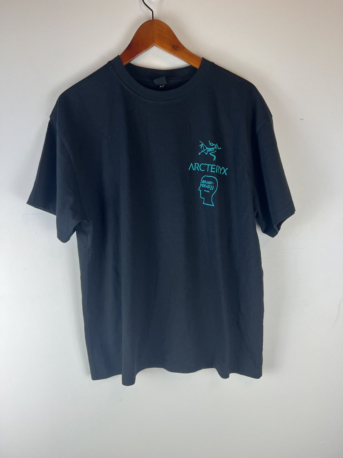 image of Arcteryx Brain Dead Tee in Black, Men's (Size Medium)