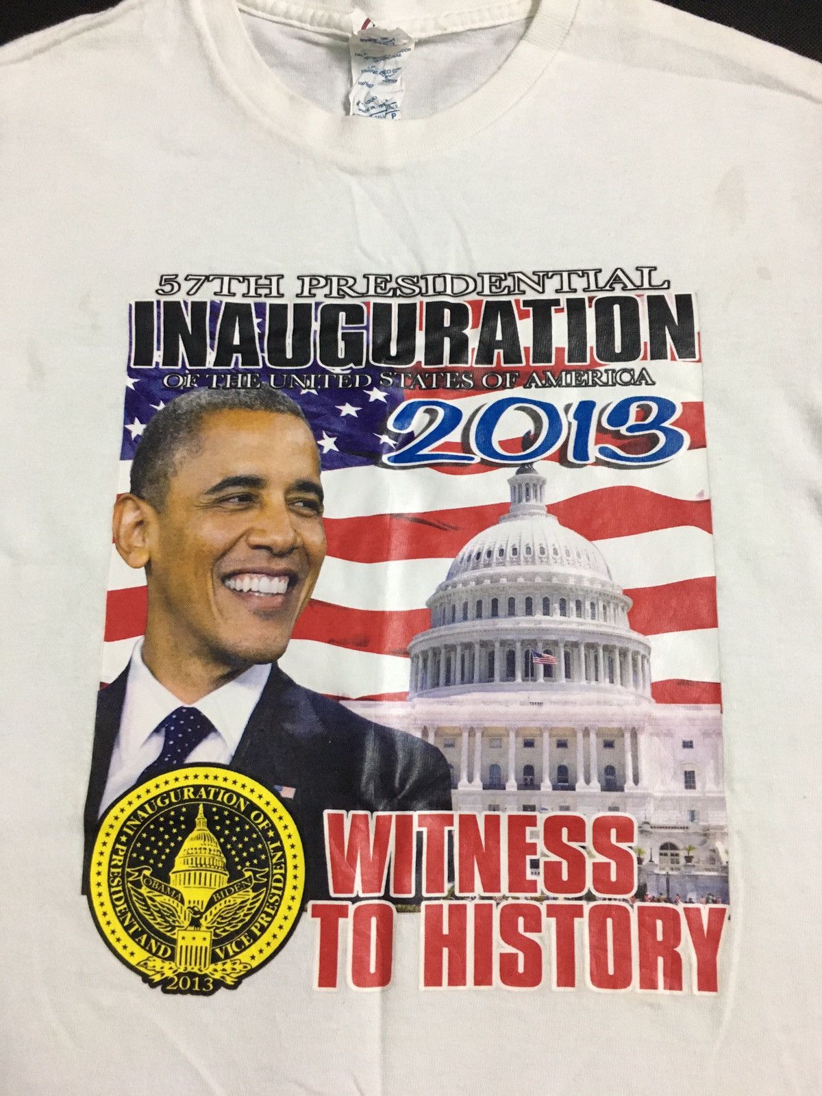 Delta × Vintage obama witness to history tee Size US S / EU 44-46 / 1 - 2 Thumbnail