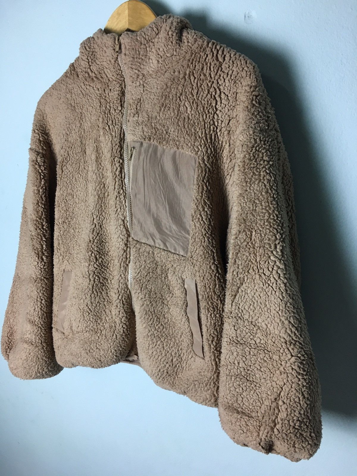 Designer × Japanese Brand Nice Claup Japanese Sherpa Fleece Hoodie Jacket Size M / US 6-8 / IT 42-44 - 3 Thumbnail