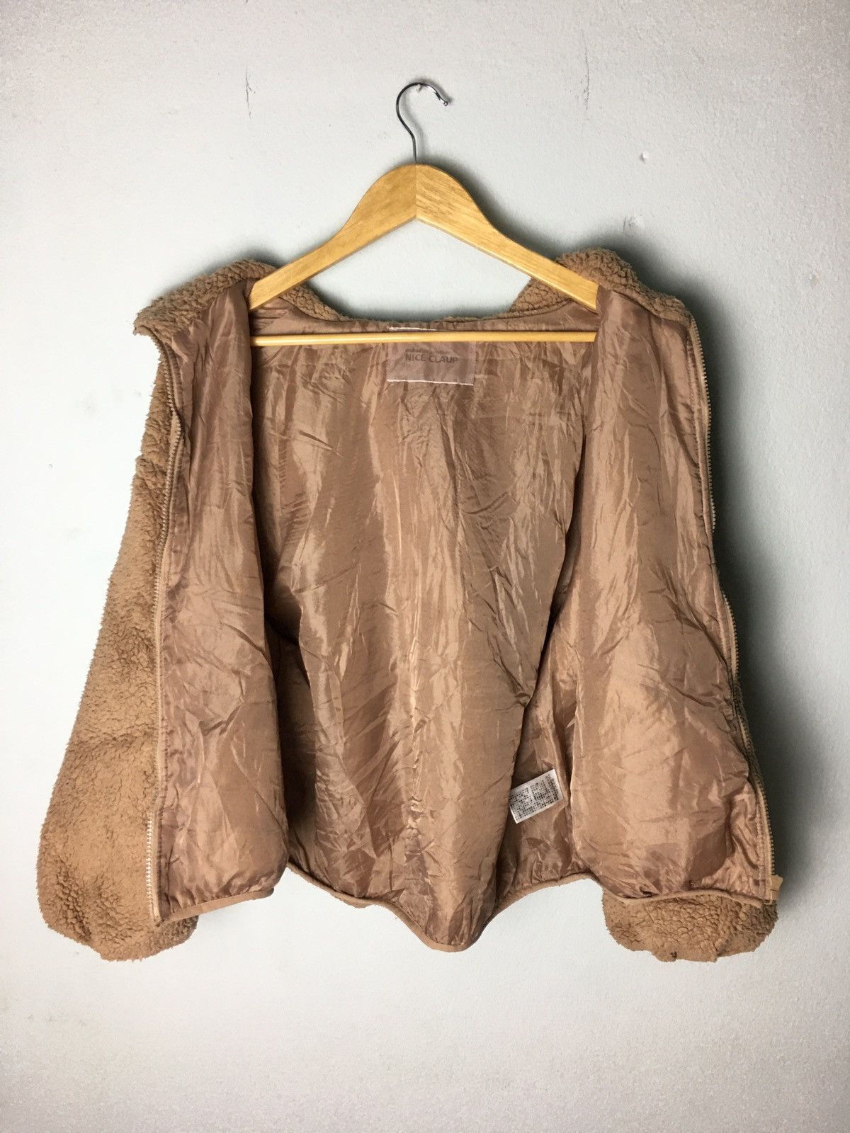Designer × Japanese Brand Nice Claup Japanese Sherpa Fleece Hoodie Jacket Size M / US 6-8 / IT 42-44 - 8 Thumbnail