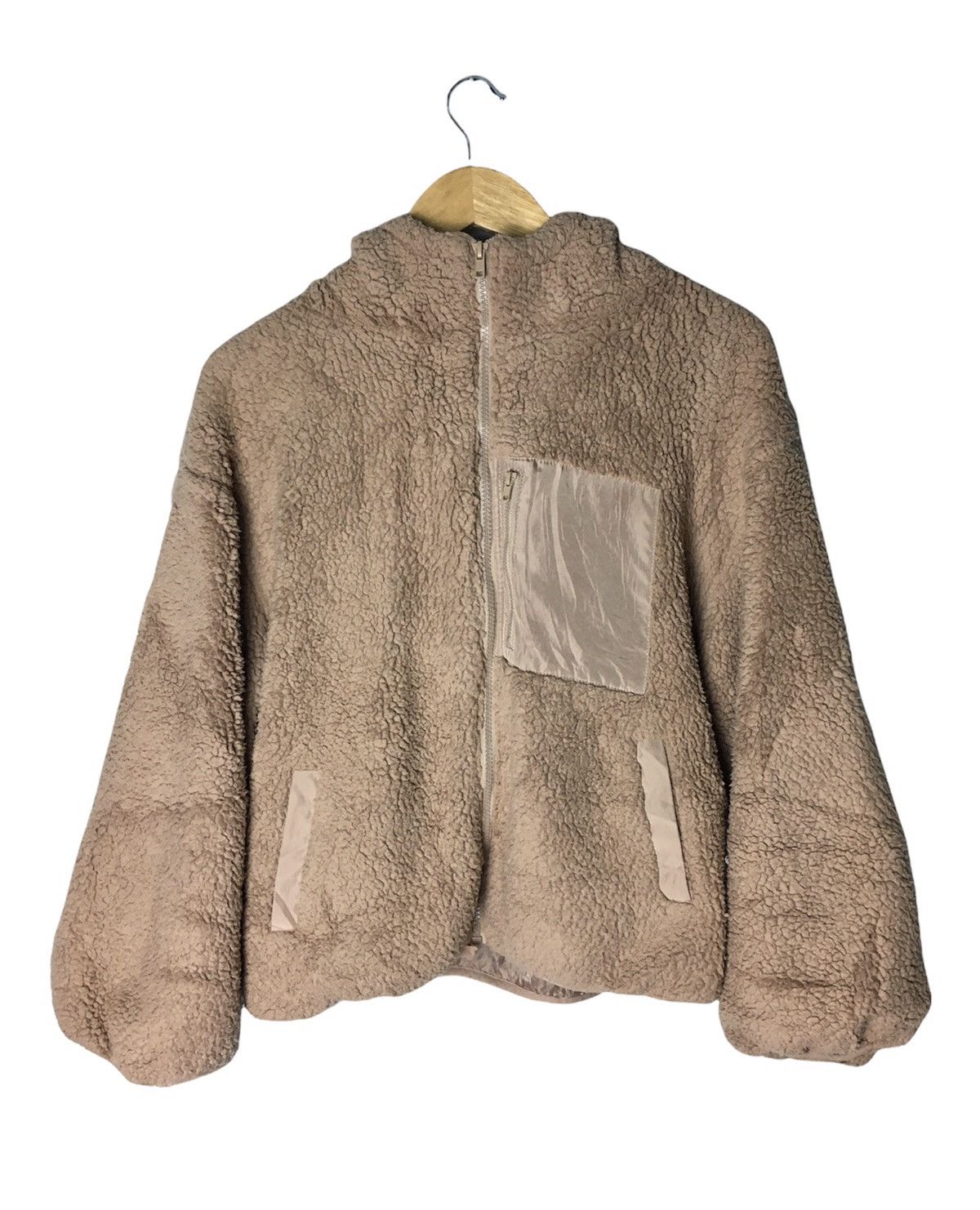 Designer × Japanese Brand Nice Claup Japanese Sherpa Fleece Hoodie Jacket Size M / US 6-8 / IT 42-44 - 1 Thumbnail