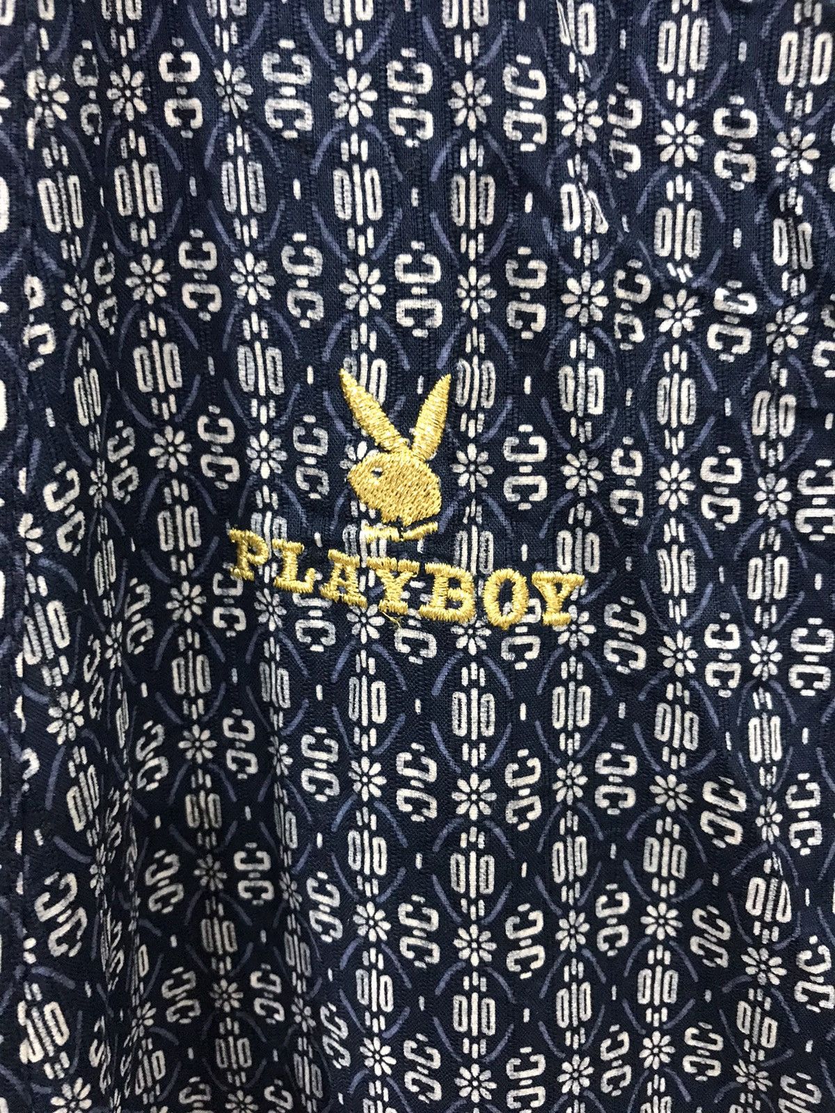 Japanese Brand × Playboy Very Rare PLAYBOY Full Spell Out Embroidery Logo Kimono Size US XL / EU 56 / 4 - 6 Thumbnail