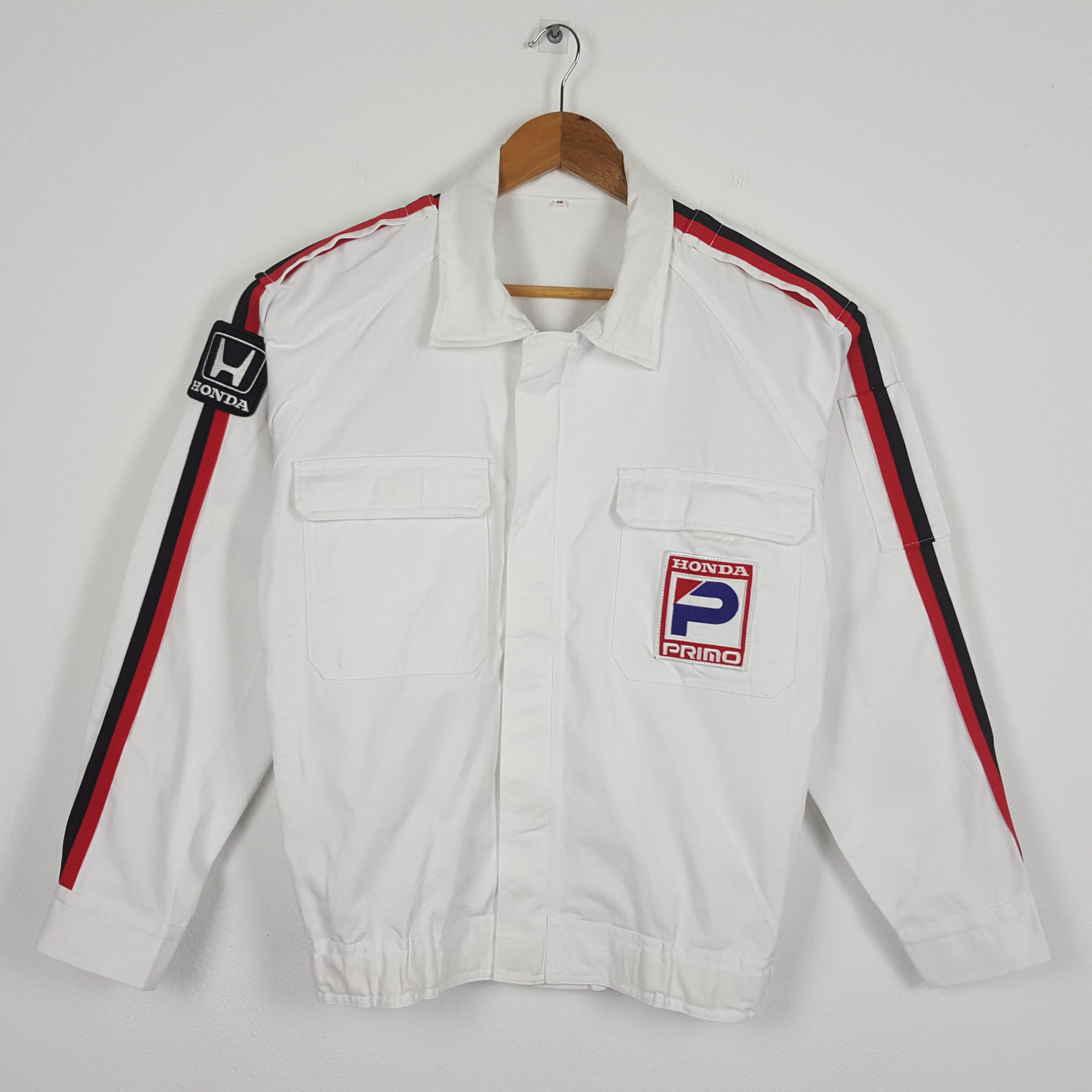 Honda × Vintage Vintage HONDA Racing Team Workwear Formula one Jacket Size US M / EU 48-50 / 2 - 1 Thumbnail