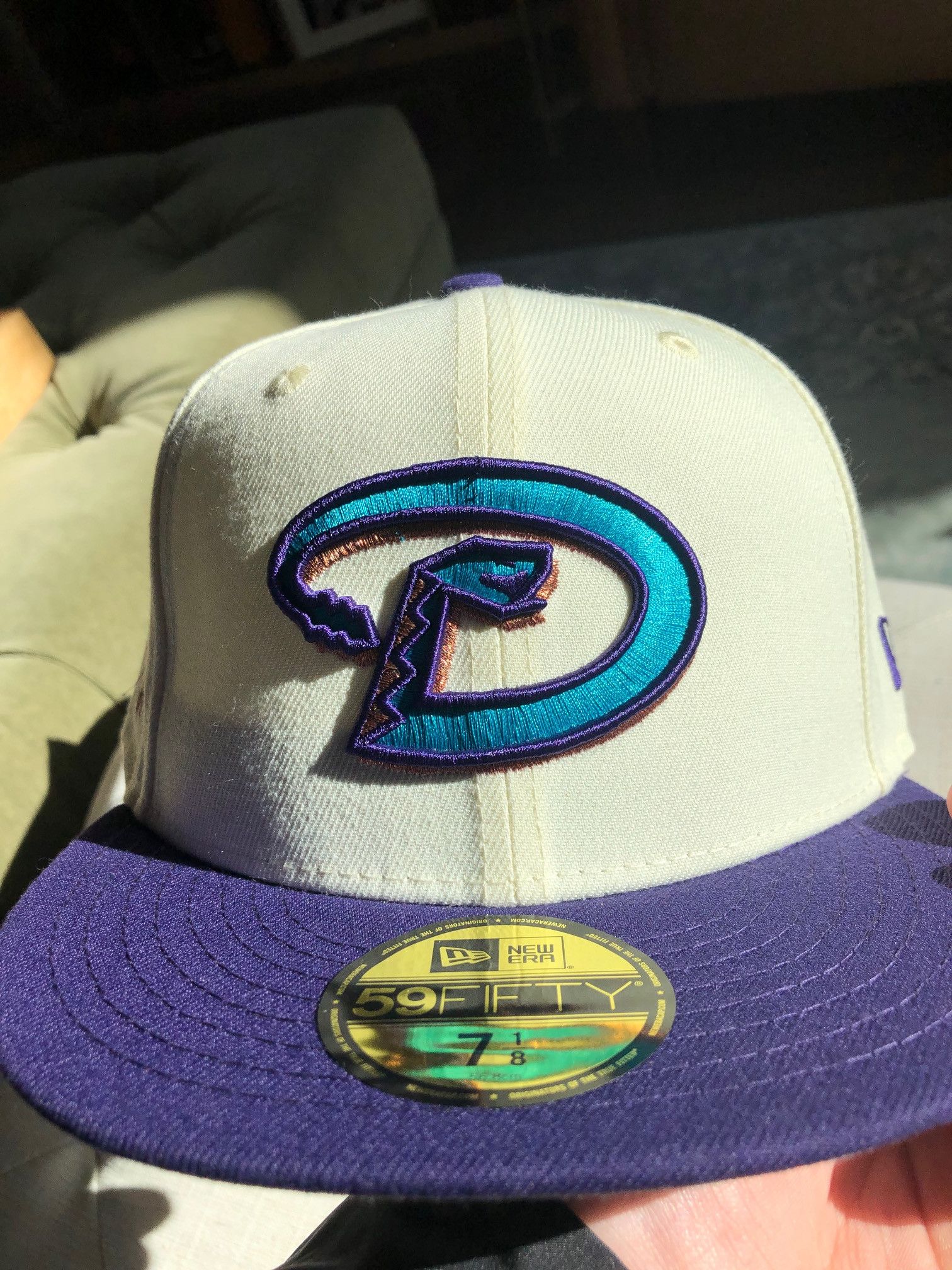 New Era 7 1/8 Fam Cap Arizona Diamondbacks Two Tone Fitted Size ONE SIZE - 4 Thumbnail