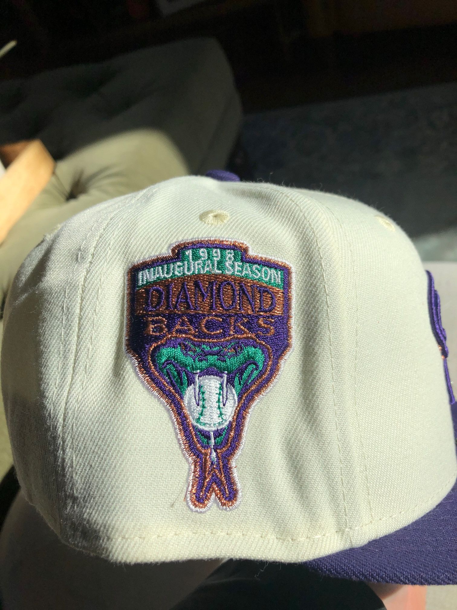 New Era 7 1/8 Fam Cap Arizona Diamondbacks Two Tone Fitted Size ONE SIZE - 3 Thumbnail