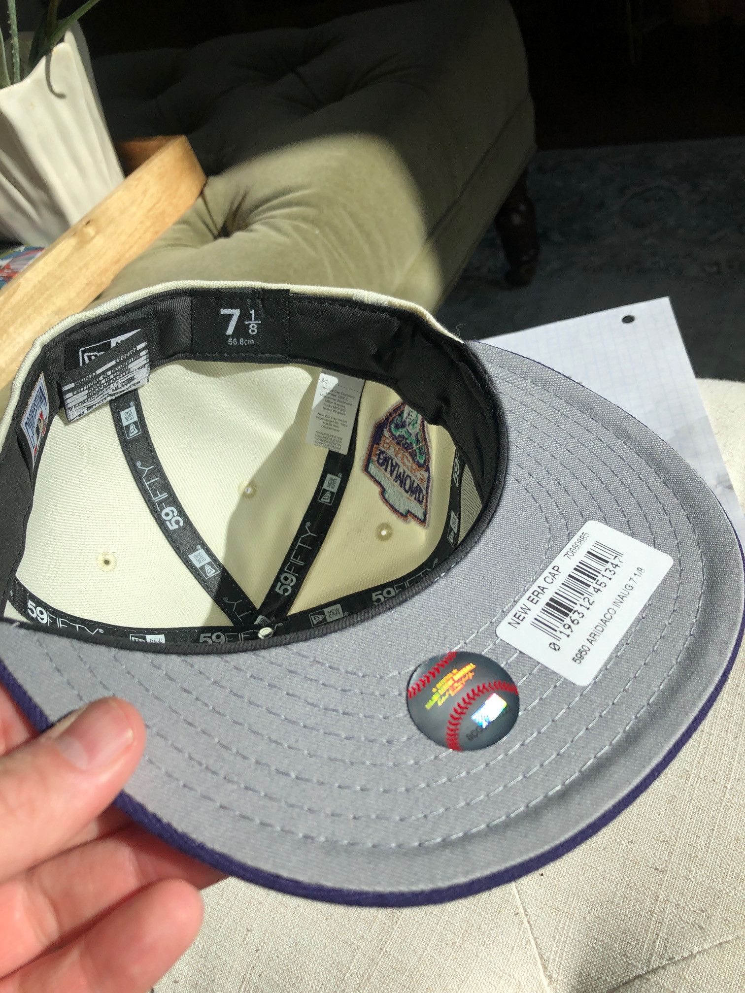 New Era 7 1/8 Fam Cap Arizona Diamondbacks Two Tone Fitted Size ONE SIZE - 2 Thumbnail