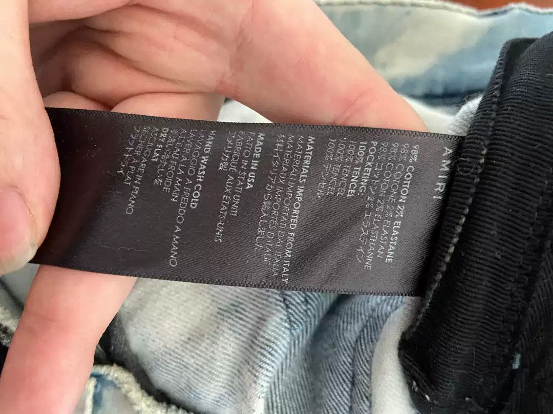 Amiri AMIRI 17SS Trasher Snow DMGD Jeans Size US 30 / EU 46 - 4 Thumbnail