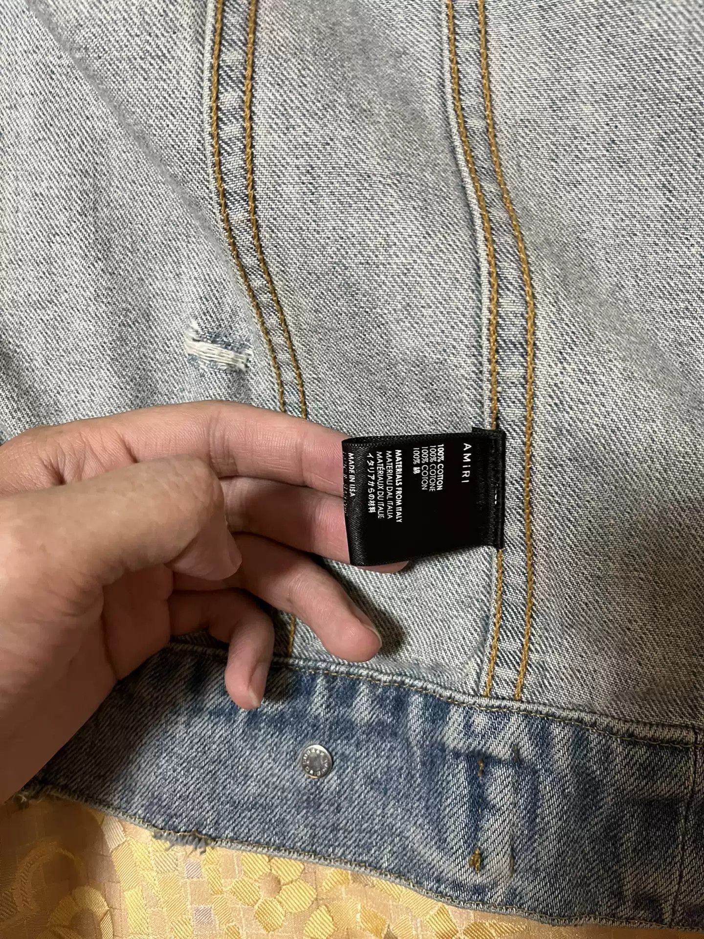 Amiri AMIRI Hollywood Trucker JKT Size US M / EU 48-50 / 2 - 4 Thumbnail